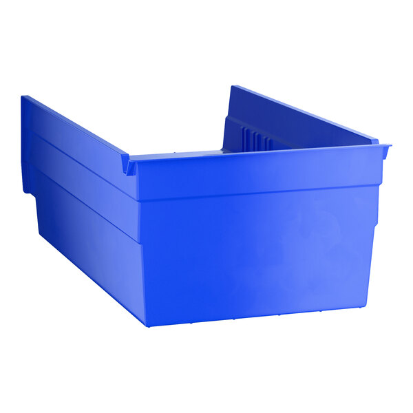 Regency Blue Shelf Bin, 11 5/8" x 6 5/8" x 4"