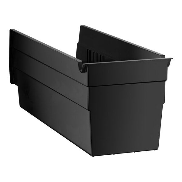 Regency Black Shelf Bin, 11 5/8" x 4 1/8" x 4"
