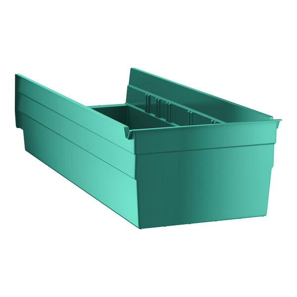 Regency Green Shelf Bin, 17 7/8" x 6 5/8" x 4"