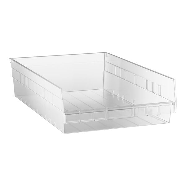 Regency Clear Shelf Bin, 17 7/8" x 11 1/8" x 4"