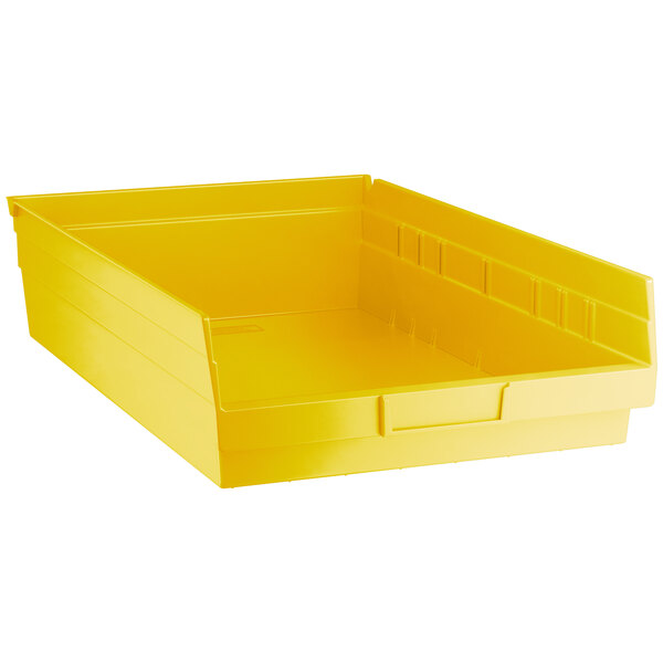 Regency Yellow Shelf Bin, 17 7/8 x 11 1/8 x 4