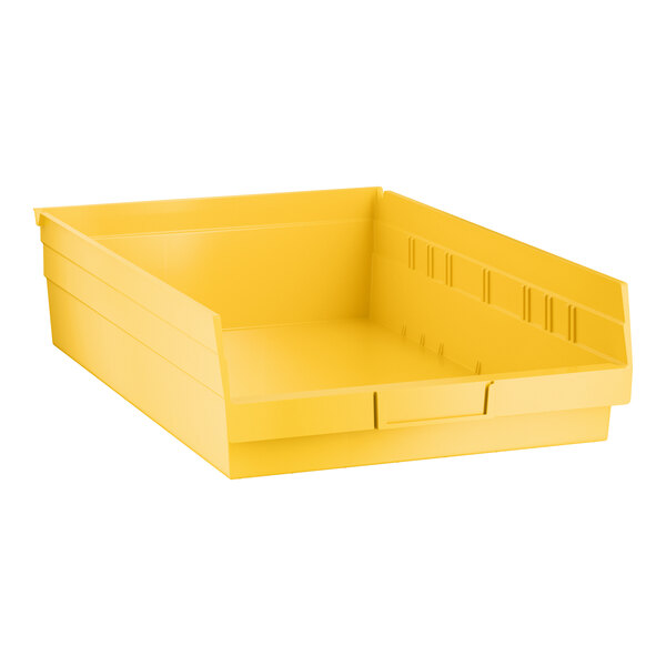 Regency Yellow Shelf Bin, 17 7/8" x 11 1/8" x 4"