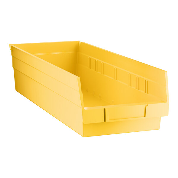 Regency Yellow Shelf Bin, 17 7/8" x 6 5/8" x 4"