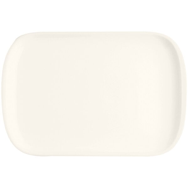 A white rectangular RAK Porcelain platter.