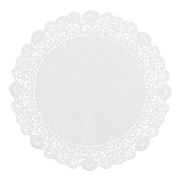 16" Normandy Lace Grease-Resistant Paper Doily - 250/Case