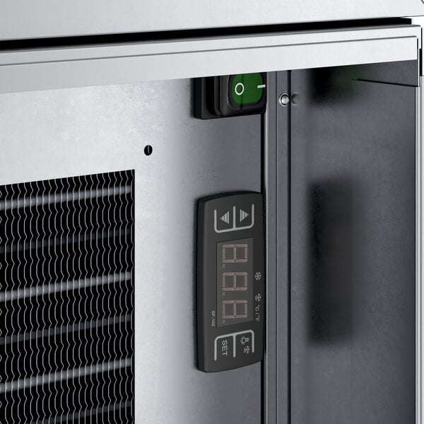 A ServIt drop-in refrigerated cold food well with a digital display.