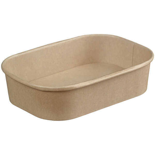 A brown rectangular Solia Lingot container with a white lid.