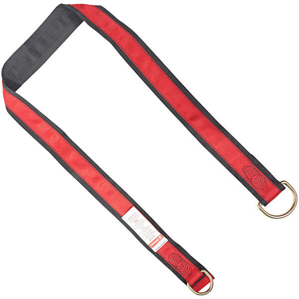 A red and black KStrong choker style anchor strap.