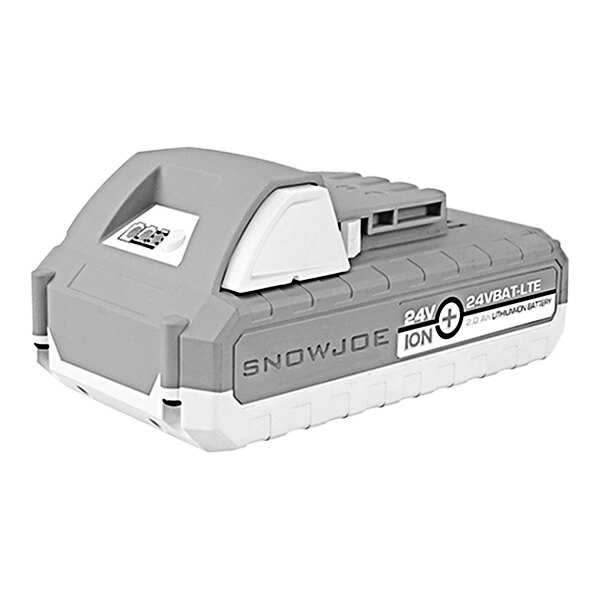 The Sun Joe 24V battery pack for the iON+ LED lantern.