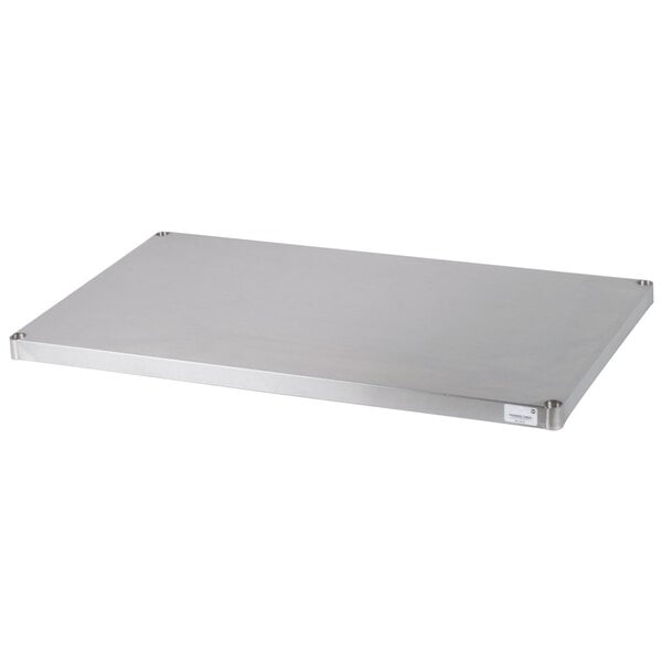 A rectangular metal surface with a white background.