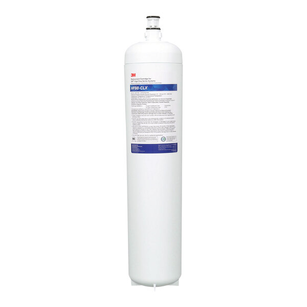 A white cylinder with a blue and white 3M label.