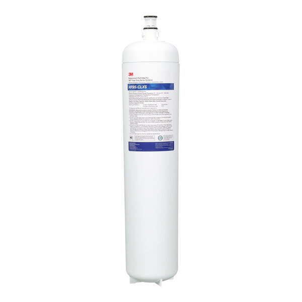 A white cylinder with a blue and white 3M label.