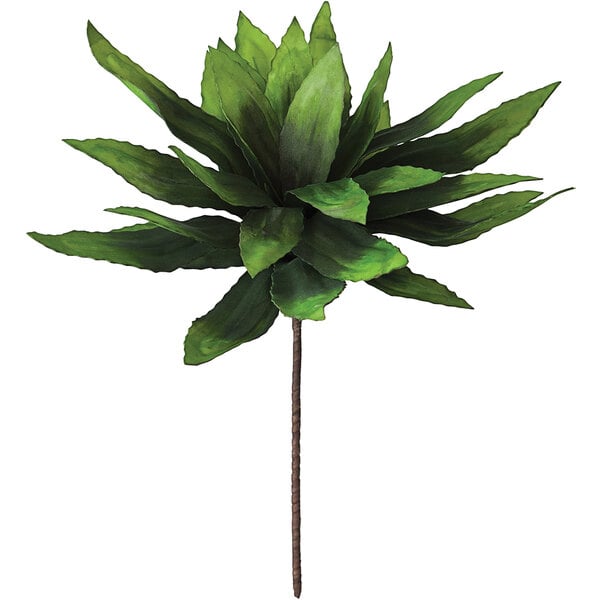Four Kalalou artificial agave stems with long green leaves on sticks.