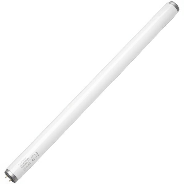 A close up of a PestWest T12 Quantum 24" fluorescent tube.