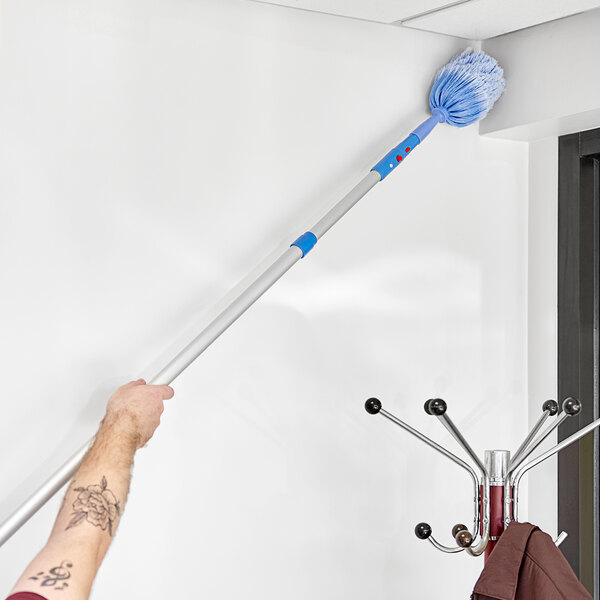 Ceiling Fan Duster with Extension Pole, Cobweb & Corner Brush