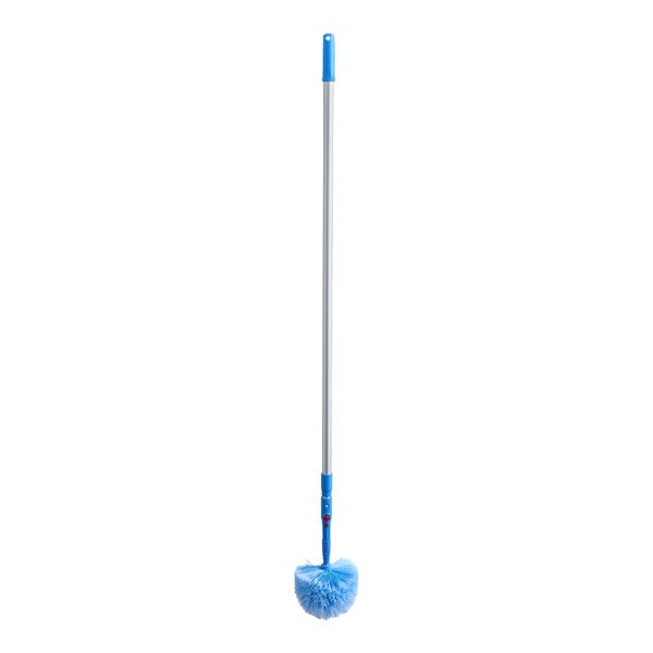 Lavex 6 11/16" Cobweb / Corner Duster Brush with 4'-8' Telescopic Pole