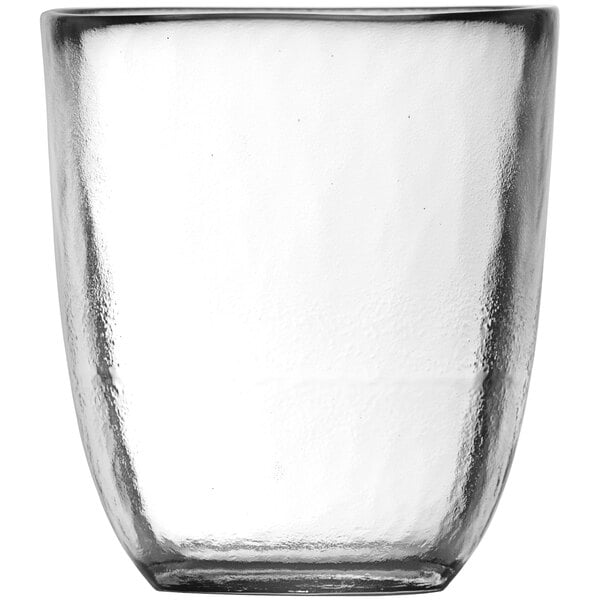 A clear Fortessa Los Cabos glass tumbler.