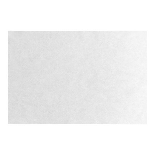 A rectangular sheet of lightweight silicone coated parchment paper for baking.