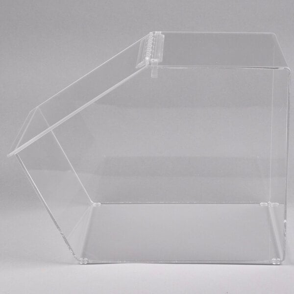 Cal-Mil 943 Classic Slant Front Acrylic Food Bin - 12 1/2