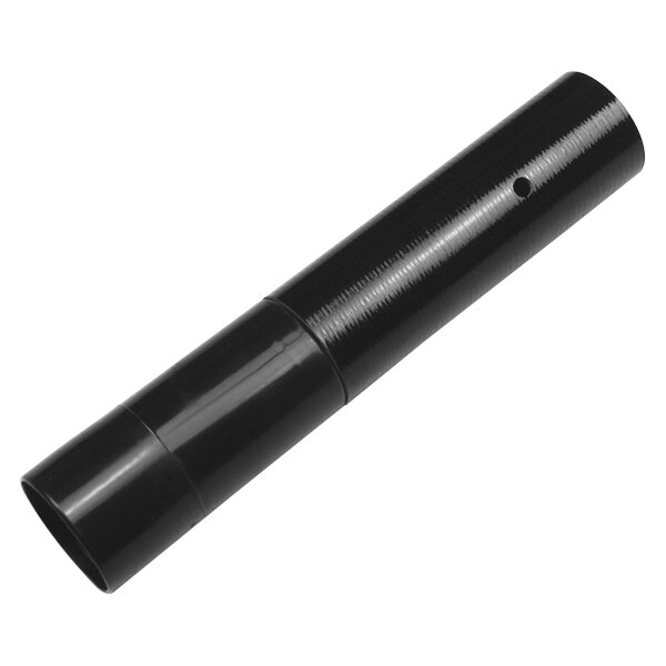 A black plastic SpaceVac hose adaptor with a metal tip.