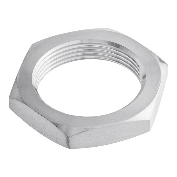 A stainless steel Eversteel lock nut.