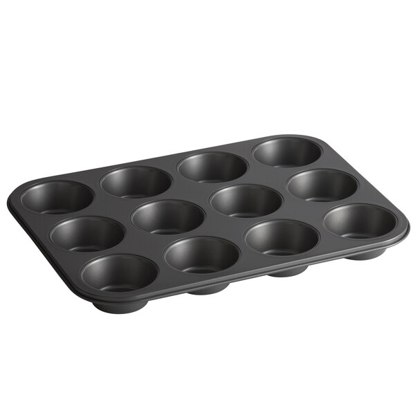 Non-Stick Muffin Cupcake Tin for Muffins kuou 12 Cups Muffin Tray Cupcakes Bakeware Making
