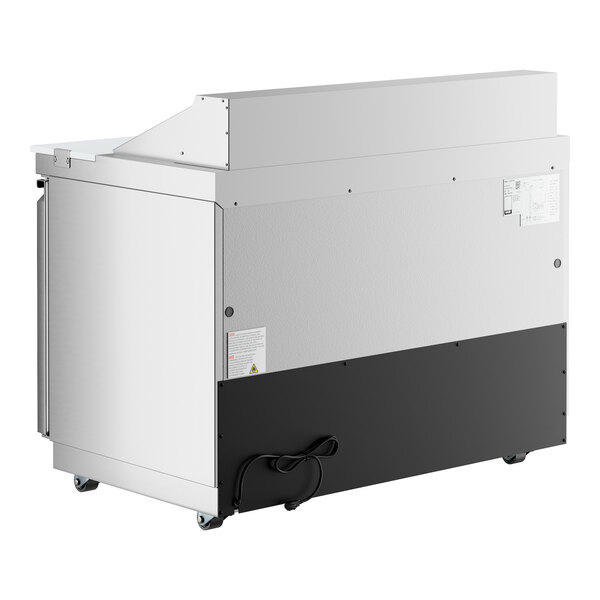 Avantco ZPT-48-FB-WMS 48" VersaHub WiFi-Enabled 2 Door Front Breathing Cutting Top Refrigerated Sandwich Prep Table