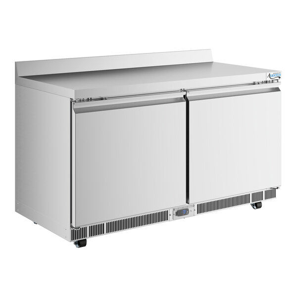 Avantco ZWT-60F-WMS 60" VersaHub WiFi-Enabled Front Breathing Worktop Freezer with 3 1/2" Backsplash