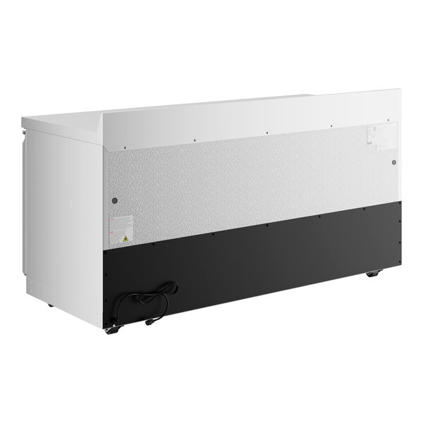 Avantco ZWT-72R-WMS 72" VersaHub WiFi-Enabled Front Breathing Worktop Refrigerator with 3 1/2" Backsplash