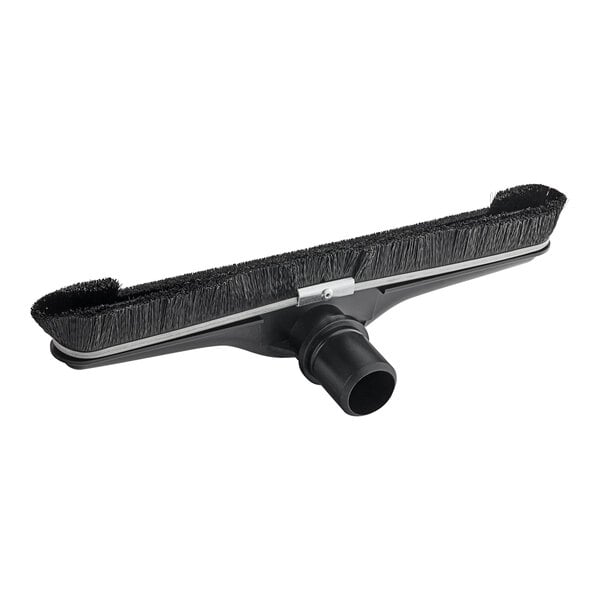 A Lavex carpet tool with black bristle ends and a black handle.