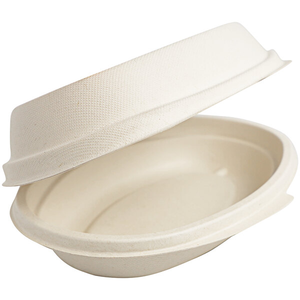 32 oz Compostable Containers with Lids, 5 count, World Centric