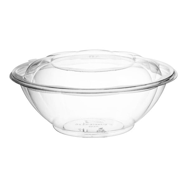 Round Transparent Fresh-keeping Boxes, Salad Bowl With Lid, Large