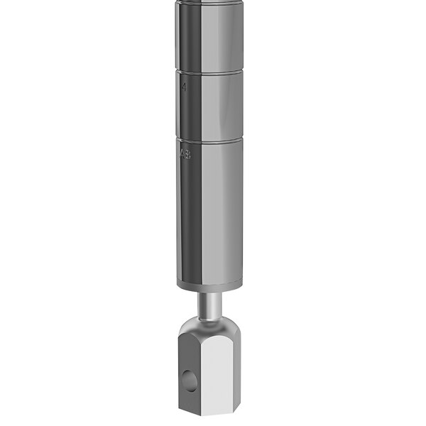A silver metal Metro Super Erecta SiteSelect shelving post.
