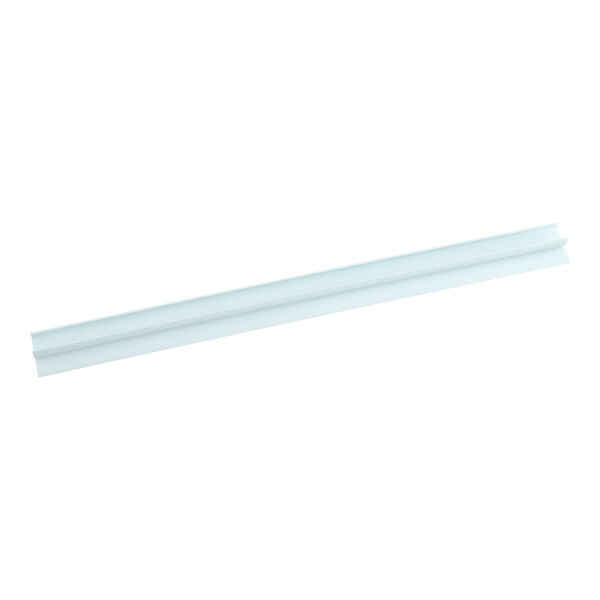 A white plastic strip with a long white handle.