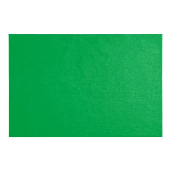 A green rectangular object with white border.