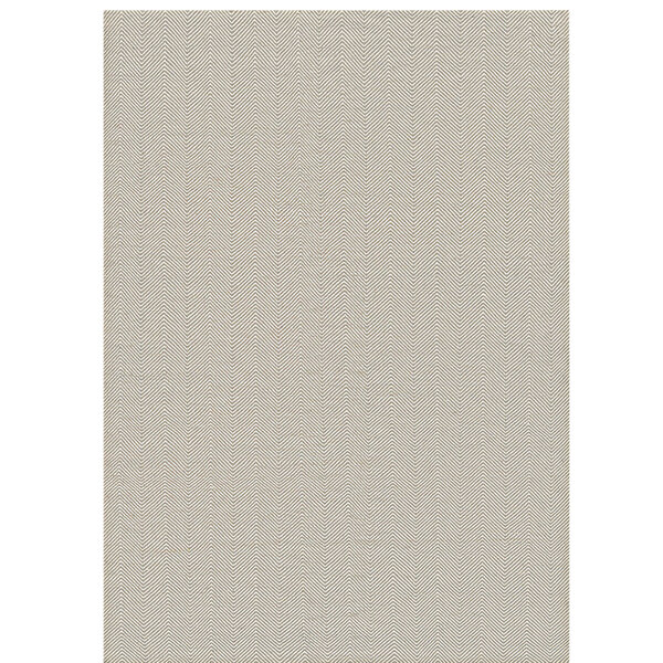 A close-up of the Couristan Cottages Bungalow Caramel runner rug with a square pattern.
