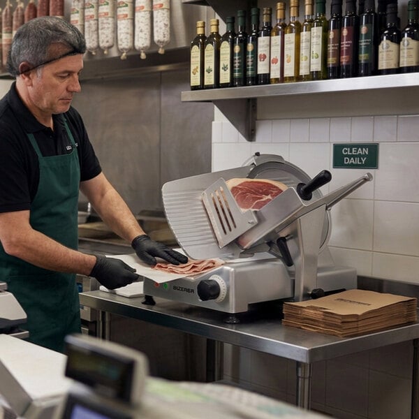 Bizerba GSE12 12" Manual Gravity Feed Meat and Cheese Slicer - 1/2 hp, 110V