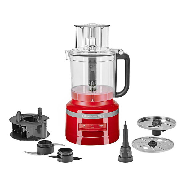 KitchenAid KFP1318ER Empire Red 13-Cup Food Processor - 120V