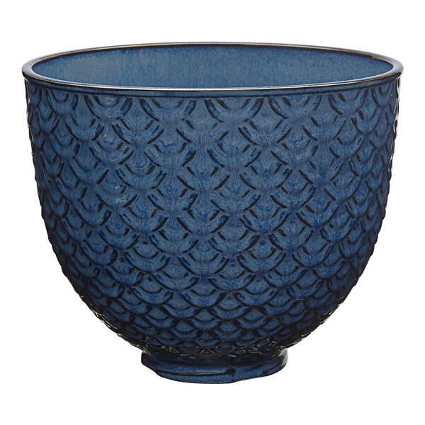 KitchenAid - 5 Quart Ceramic Bowl - Blue Mermaid Lace