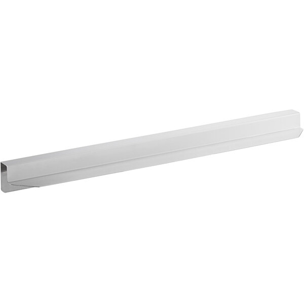 A white metal rectangular rail kit.