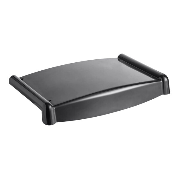 A black plastic top cover panel for a refrigeration unit.