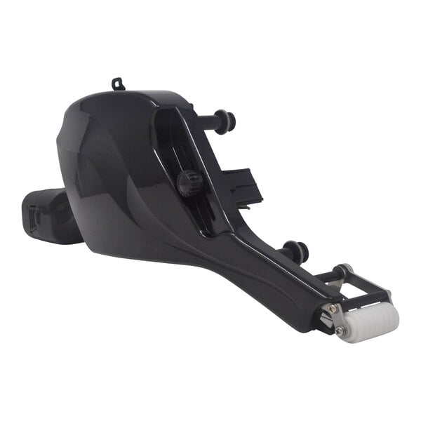 A black Tach-It handheld label applicator.