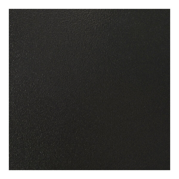 A close-up of a Perfect Tables square table top in black hammertone anthracite.