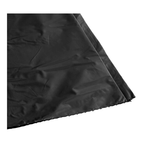 Lavex Li'l Herc 55-60 Gallon 1.2 Mil 38" x 58" Low-Density Medium-Duty Black Trash Bag / Can Liner - 100/Case