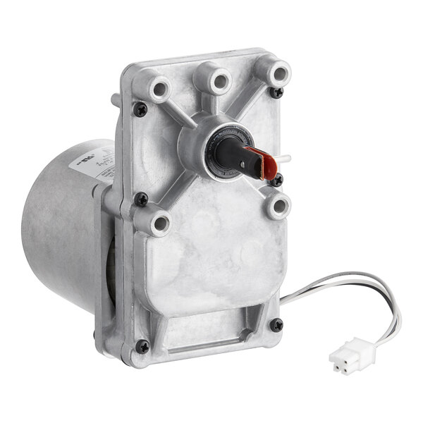 A Bunn auger motor assembly with wires.