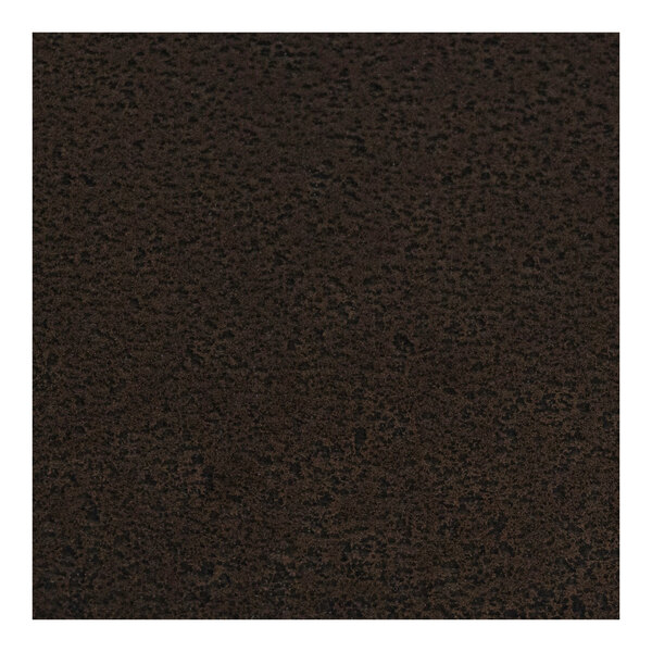 A close-up of a hammertone copper table top.