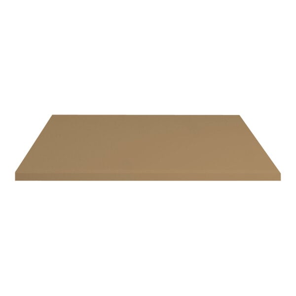 A Perfect Tables smokey taupe square table top.
