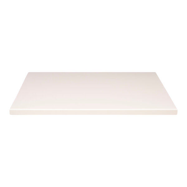 A Perfect Tables white rectangular table top with a white surface.