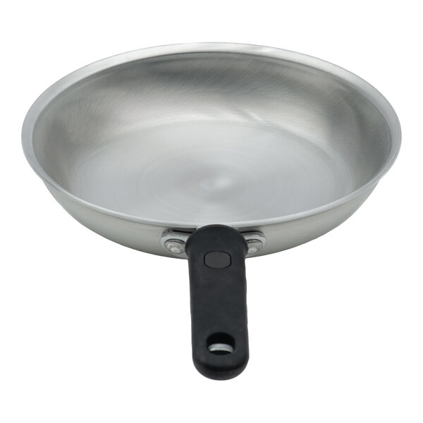 Vollrath Wear-Ever 10" Aluminum Fry Pan with Rivetless Interior and Black Silicone Handle 562110