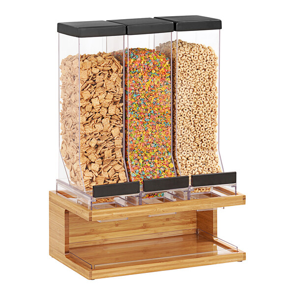 Natural Bamboo Cereal Dispenser